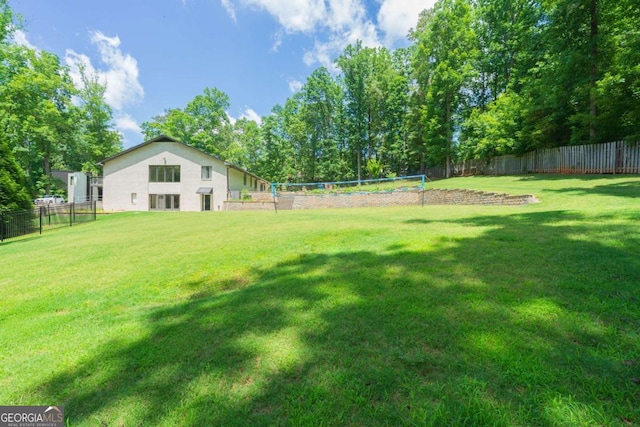 9701 Buice Rd, Alpharetta, GA 30022 - view of yard featuring volleyball court