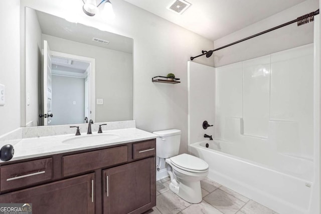 1824 Alberta Ln, Winder, GA 30680 - full bath with toilet, vanity, and tub / shower combination
