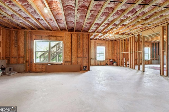 1824 Alberta Ln, Winder, GA 30680 - miscellaneous room with unfinished concrete flooring