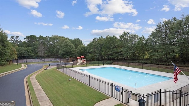 1824 Alberta Ln, Winder, GA 30680 - community pool featuring view of scattered trees