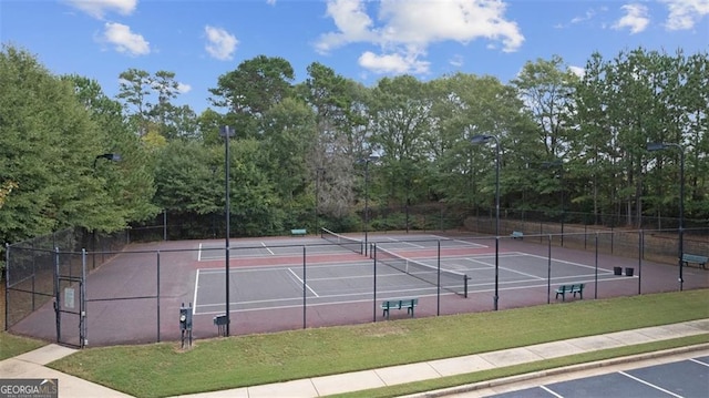 1824 Alberta Ln, Winder, GA 30680 - view of tennis court