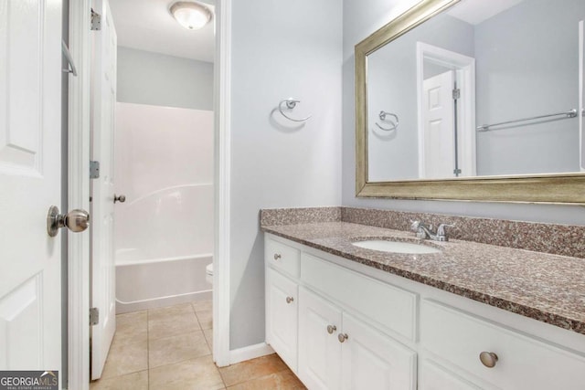 2023 Arbor Springs Way, Buford, GA 30519 - full bath with vanity and tile patterned floors