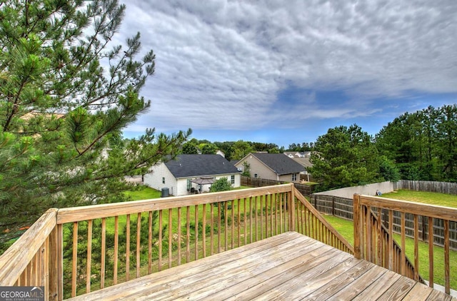 230 Louise Ln, Calhoun, GA 30701 - deck featuring a fenced backyard