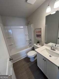 4265 SW Notting Hill Dr Unit 51, Atlanta, GA 30331 - full bath featuring vanity, toilet, and  shower combination