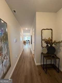 4265 SW Notting Hill Dr Unit 51, Atlanta, GA 30331 - hall with wood finished floors and baseboards