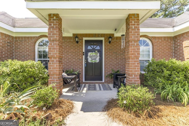 322 Smithville Church Rd, Warner Robins, GA 31088 - property entrance featuring brick siding and covered porch