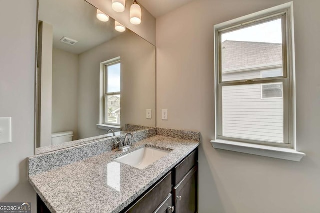 7760 Hansel Ln, Lithonia, GA 30058 - bathroom featuring vanity and toilet
