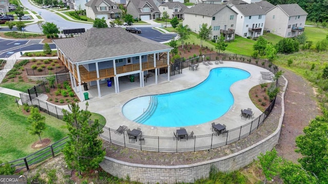 7760 Hansel Ln, Lithonia, GA 30058 - community pool with a residential view