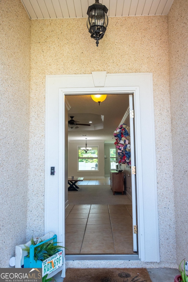 276 Laurel Landing Blvd, Kingsland, GA 31548 - doorway to property with stucco siding