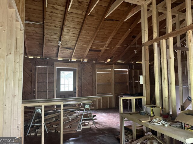 7779 Mill St SW, Cave Spring, GA 30124 - misc room with wooden ceiling