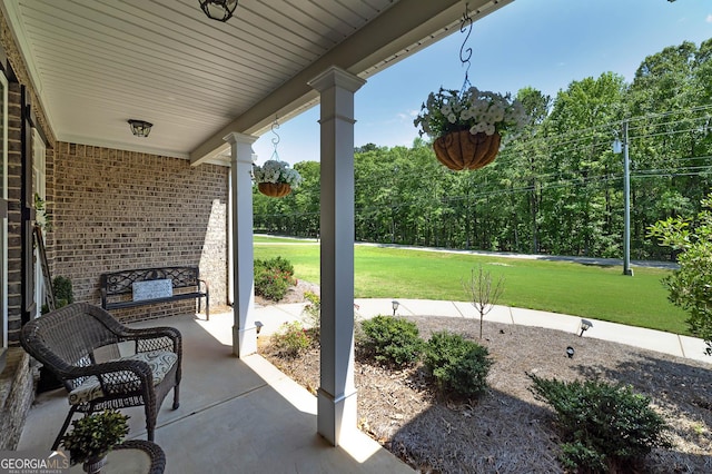 433 Wilson Dr, Mcdonough, GA 30252 - view of patio with view of scattered trees