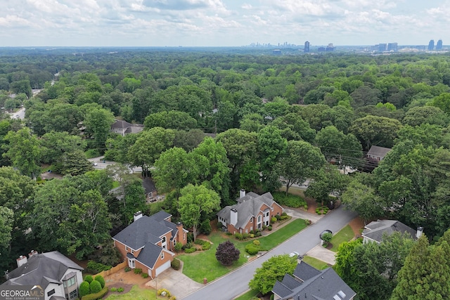 1703 Brandywine Ct, Dunwoody, GA 30338 - aerial view of property and surrounding area featuring nearby suburban area
