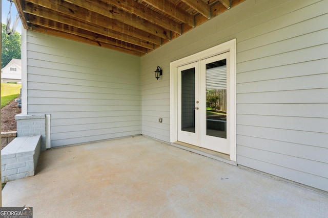 3998 Commodore Dr, Atlanta, GA 30341 - view of patio / terrace with french doors