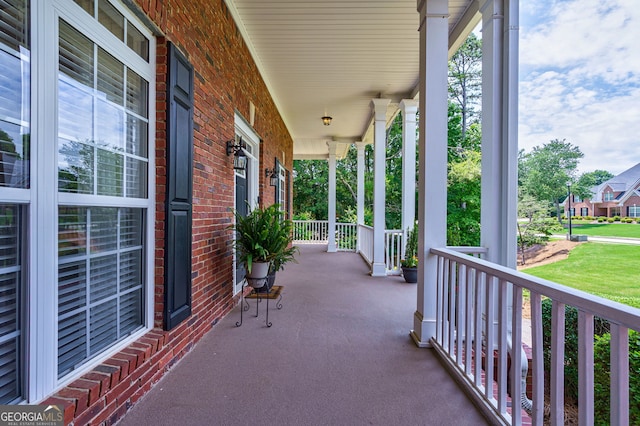 1621 White Oak Cv, Loganville, GA 30052 - view of covered porch