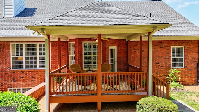 1621 White Oak Cv, Loganville, GA 30052 - view of wooden deck