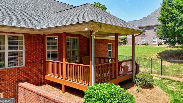 1621 White Oak Cv, Loganville, GA 30052 - view of wooden deck