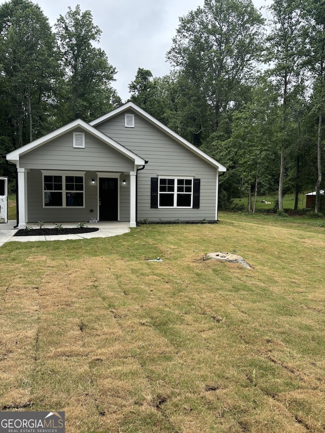 1030 Keller Rd, Mount Airy, GA 30563 - rear view of house featuring a yard