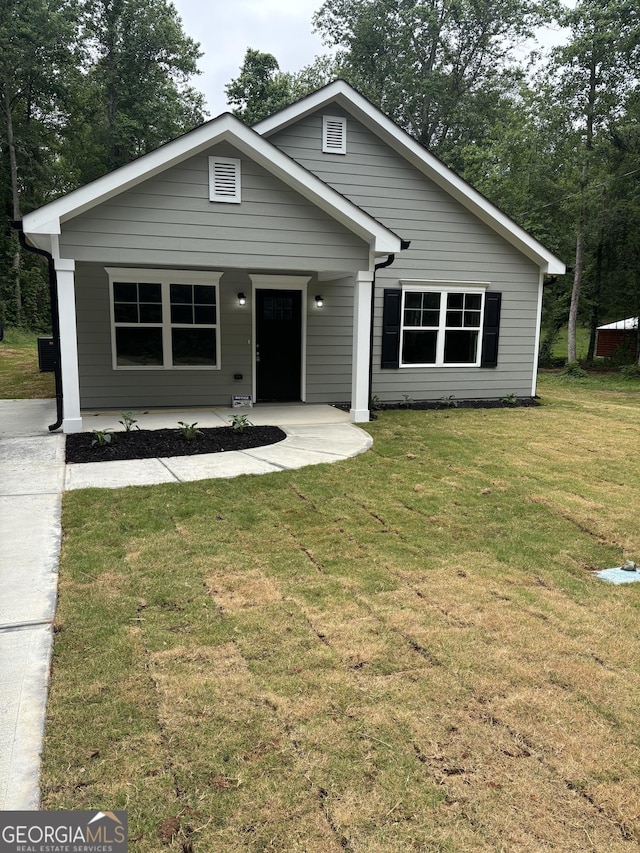 1030 Keller Rd, Mount Airy, GA 30563 - view of front facade with a front lawn
