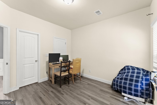 240 Somerset Dr, Dallas, GA 30132 - home office featuring wood finished floors and baseboards