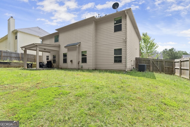 240 Somerset Dr, Dallas, GA 30132 - back of house with central AC unit