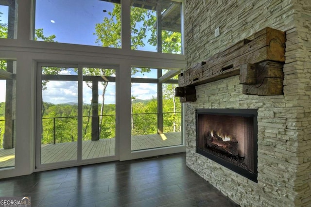 840 Arp Rd, Mineral Bluff, GA 30559 - view of unfurnished sunroom