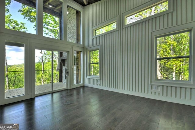 840 Arp Rd, Mineral Bluff, GA 30559 - view of unfurnished sunroom