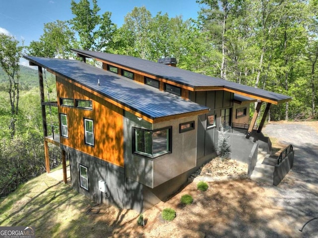 840 Arp Rd, Mineral Bluff, GA 30559 - view of contemporary house