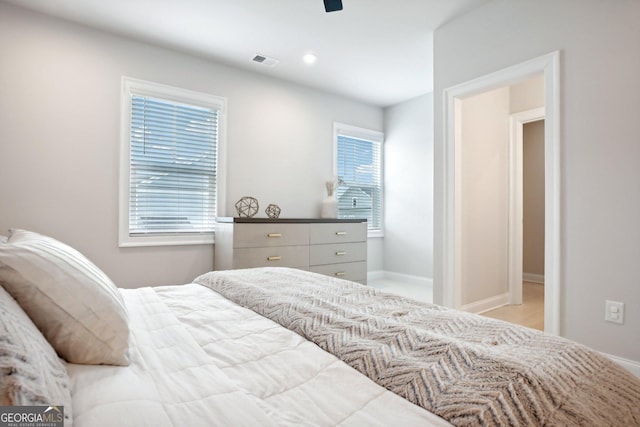 247 Widener Way, Peachtree City, GA 30269 - bedroom featuring baseboards and ceiling fan