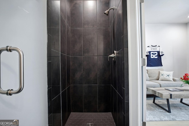 247 Widener Way, Peachtree City, GA 30269 - full bathroom with tiled shower