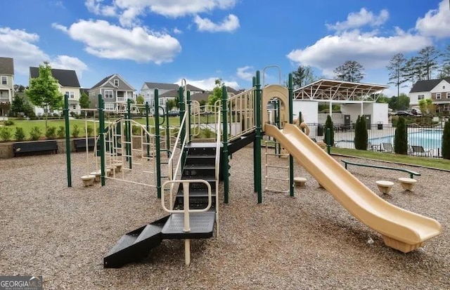 247 Widener Way, Peachtree City, GA 30269 - community play area featuring a residential view