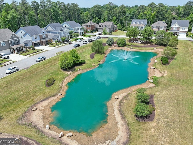 247 Widener Way, Peachtree City, GA 30269 - aerial view of residential area with a large body of water