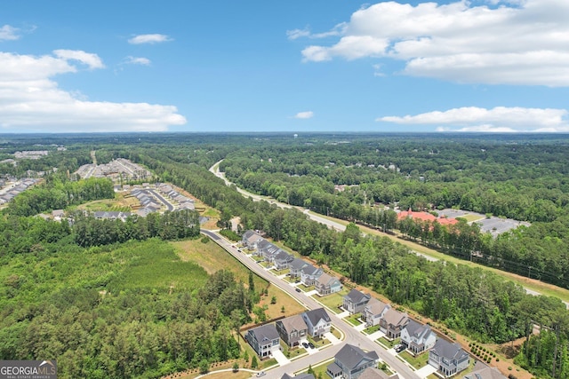 247 Widener Way, Peachtree City, GA 30269 - aerial view of residential area with a heavily wooded area