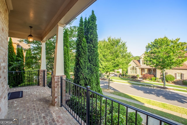 2604 Heltonwood Ct, Buford, GA 30519 - view of covered porch