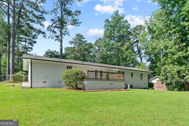 1173 Normandy Rd, Macon, GA 31210 - back of house featuring central AC