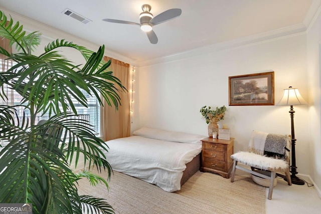 1850 Cotillion Dr Unit 2304, Atlanta, GA 30338 - bedroom with ornamental molding and carpet flooring
