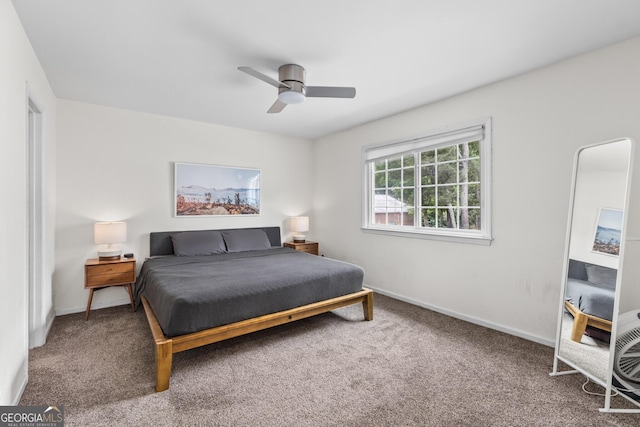 1701 Wiscasset Pl, Tucker, GA 30084 - carpeted bedroom featuring baseboards and ceiling fan