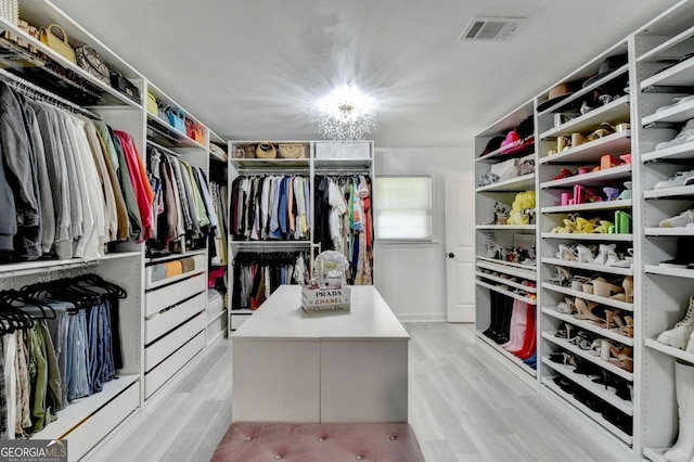 3799 Sweetbriar Cir, Lithia Springs, GA 30122 - spacious closet featuring light wood-style floors