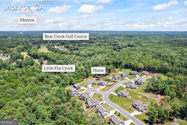 21 Little Creek Dr, Monroe, GA 30655 - aerial view of a forest