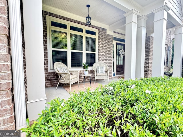 1761 Turtle Pond Dr, Watkinsville, GA 30677 - view of covered porch