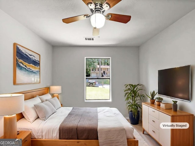 3924 Chimney Ridge Ct, Ellenwood, GA 30294 - bedroom with a ceiling fan