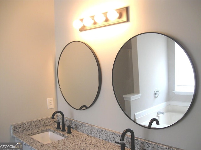 4383 Chestnut Lake Ave, Lithonia, GA 30038 - bathroom with double vanity