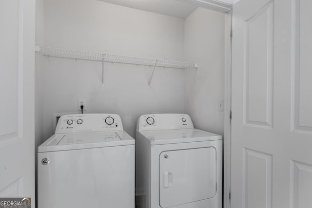 2584 Grayton Loop, Villa Rica, GA 30180 - washroom featuring independent washer and dryer