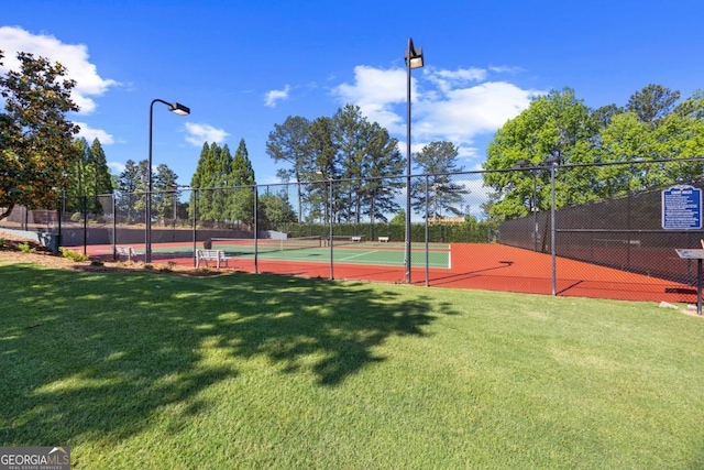 2584 Grayton Loop, Villa Rica, GA 30180 - view of tennis court