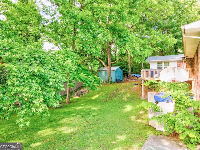 6 Greenleaf Dr SW, Rome, GA 30165 - view of yard with a deck