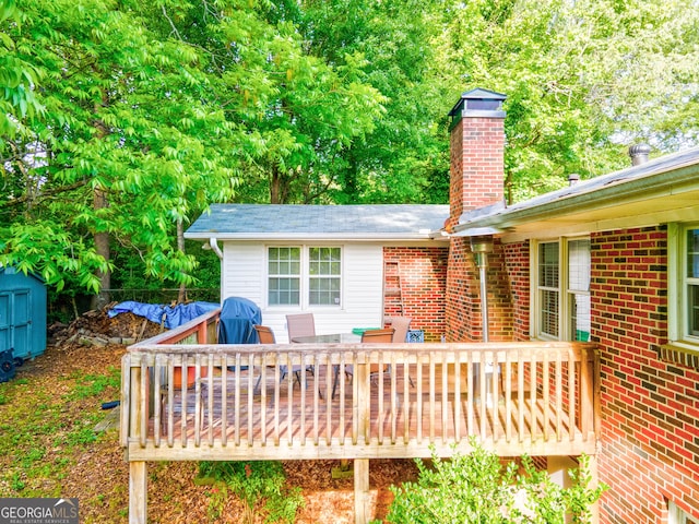 6 Greenleaf Dr SW, Rome, GA 30165 - view of wooden deck