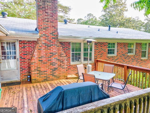 6 Greenleaf Dr SW, Rome, GA 30165 - wooden deck featuring outdoor dining space