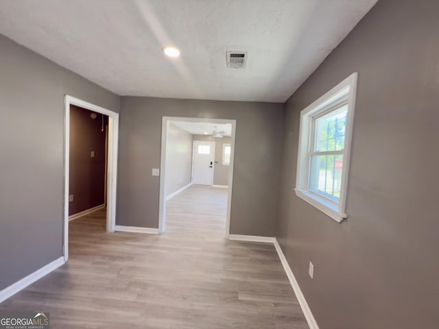 1502 12th St, Augusta, GA 30901 - hallway featuring baseboards, light wood finished floors, and recessed lighting