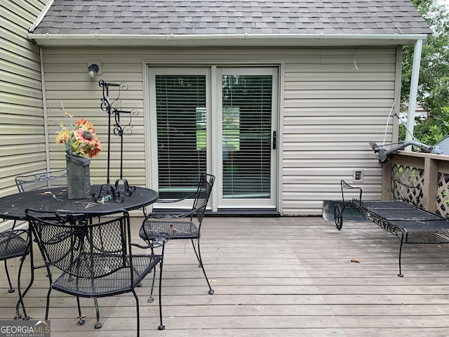 2242 Oakgrove Cir, Valdosta, GA 31602 - deck featuring outdoor dining space