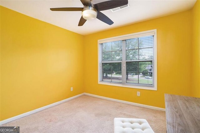 230 Haleys Ct, Woodstock, GA 30188 - spare room with carpet, a ceiling fan, and baseboards
