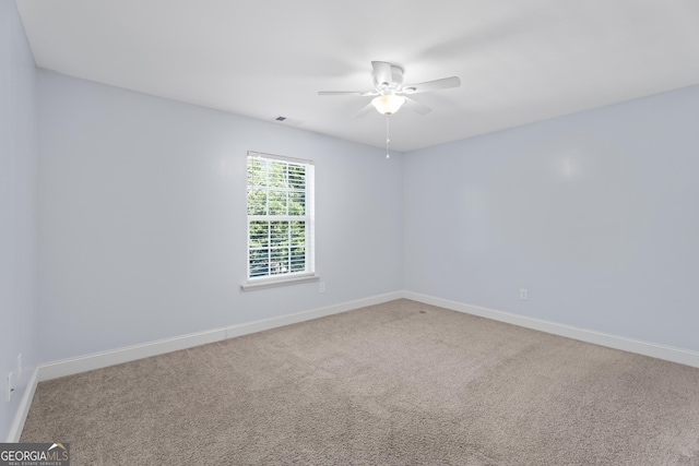 2067 Kinridge Ct, Marietta, GA 30062 - empty room featuring ceiling fan, baseboards, and carpet flooring